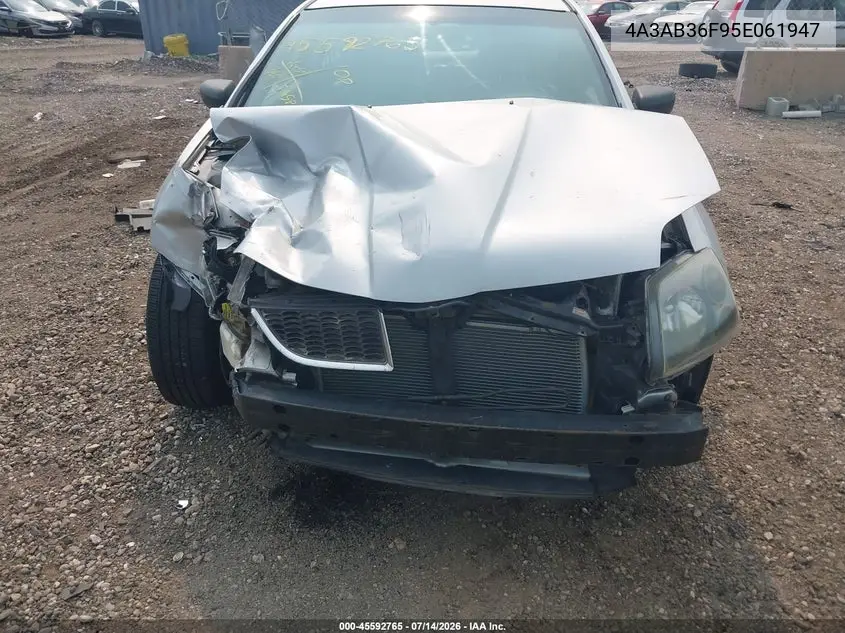 2005 Mitsubishi Galant Es/Se VIN: 4A3AB36F95E061947 Lot: 45592765