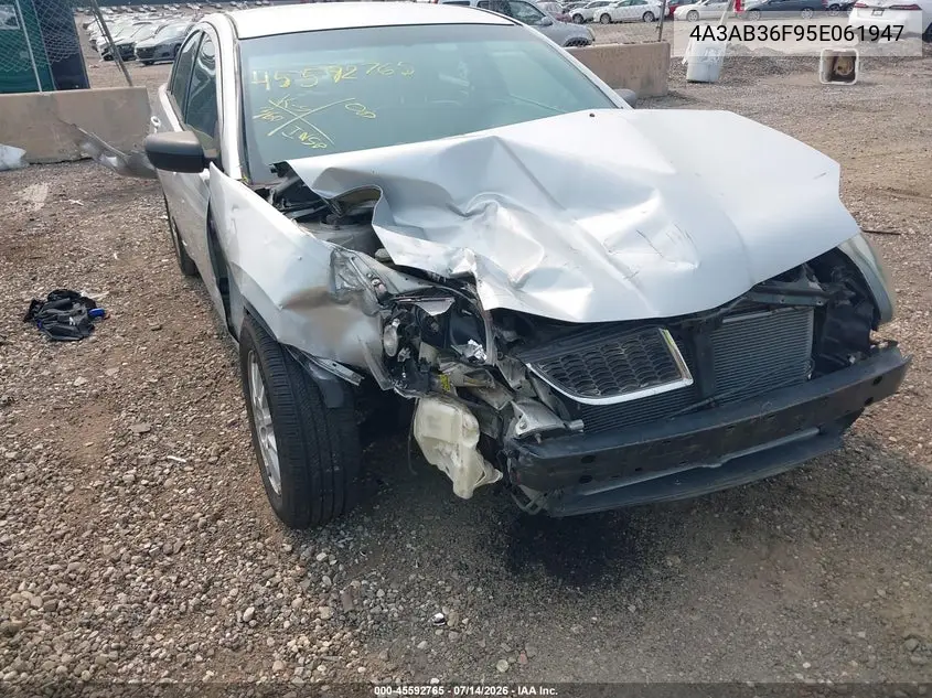 2005 Mitsubishi Galant Es/Se VIN: 4A3AB36F95E061947 Lot: 45592765