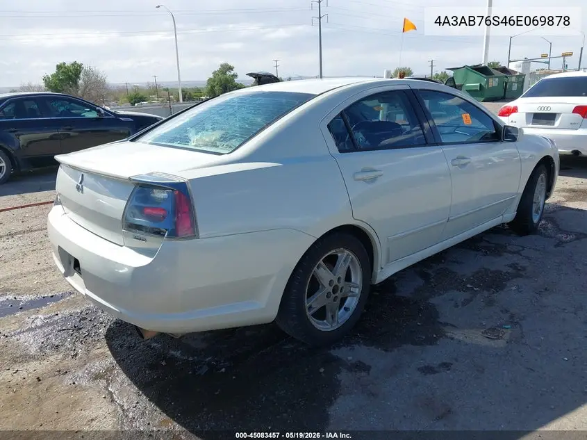 2006 Mitsubishi Galant Gts VIN: 4A3AB76S46E069878 Lot: 45083457