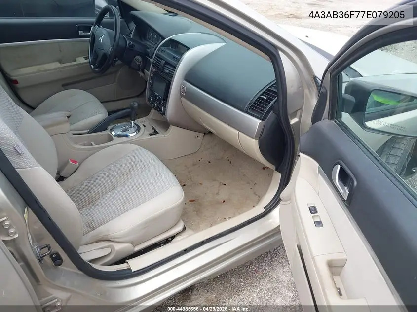 2007 Mitsubishi Galant Es/Se VIN: 4A3AB36F77E079205 Lot: 44985656