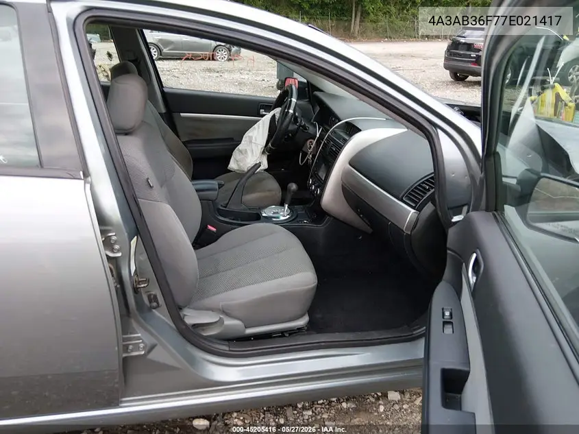 2007 Mitsubishi Galant Es/Se VIN: 4A3AB36F77E021417 Lot: 45205416