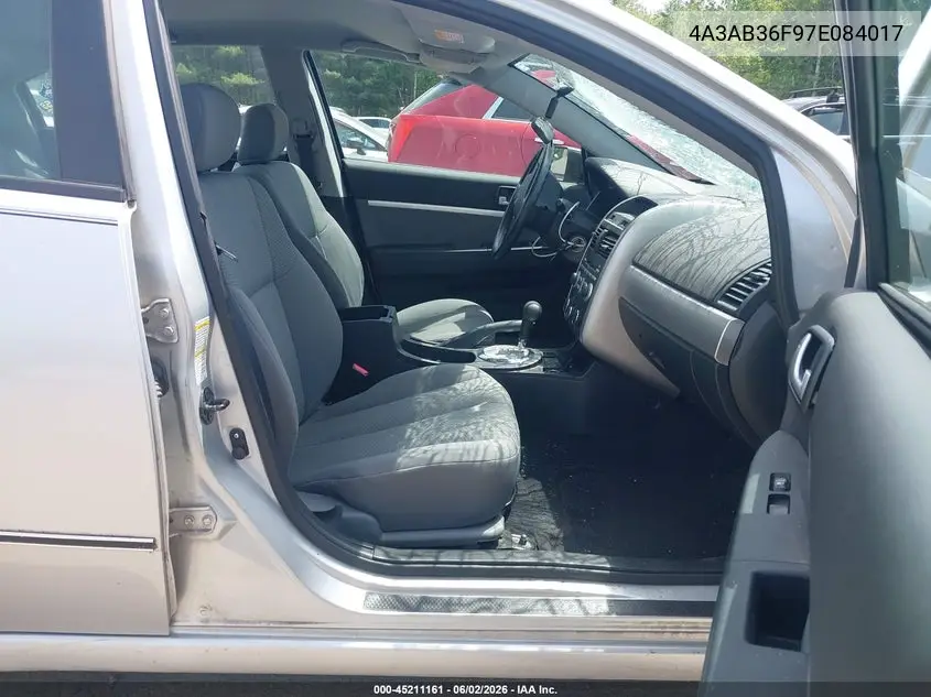 2007 Mitsubishi Galant Es/Se VIN: 4A3AB36F97E084017 Lot: 45211161
