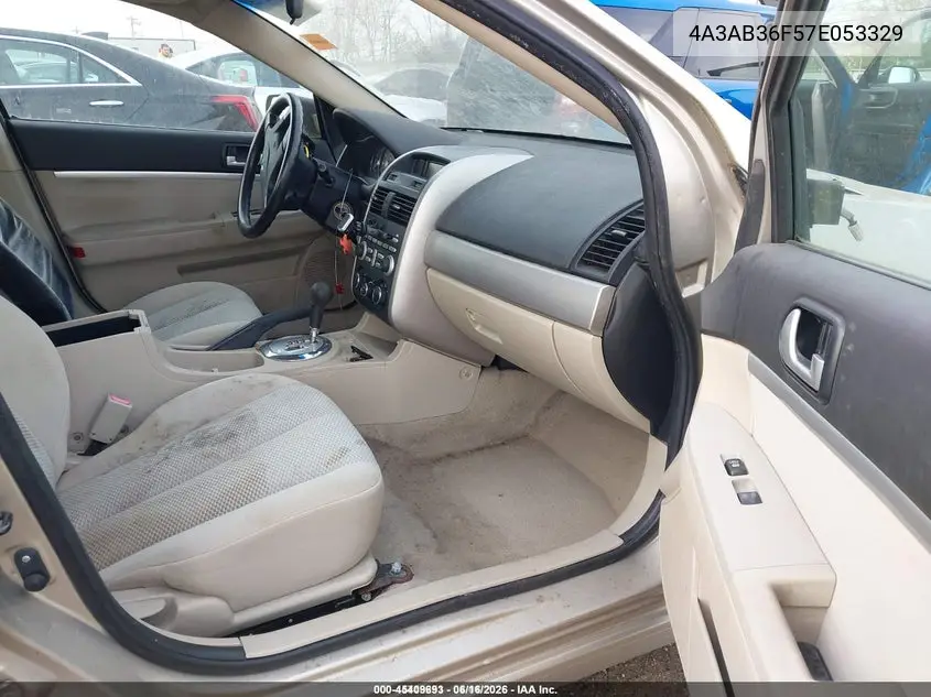 2007 Mitsubishi Galant Es/Se VIN: 4A3AB36F57E053329 Lot: 45409693