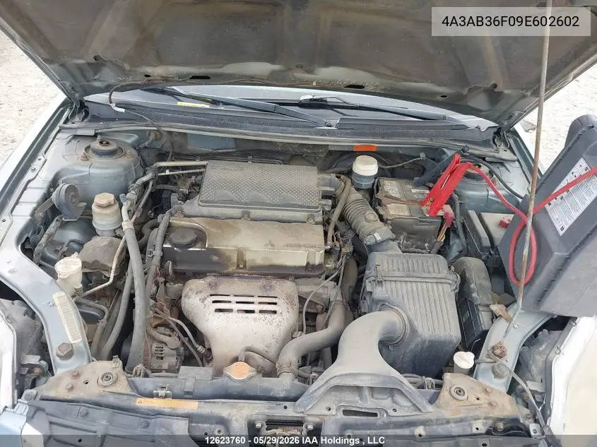 2009 Mitsubishi Galant Es VIN: 4A3AB36F09E602602 Lot: 12623760