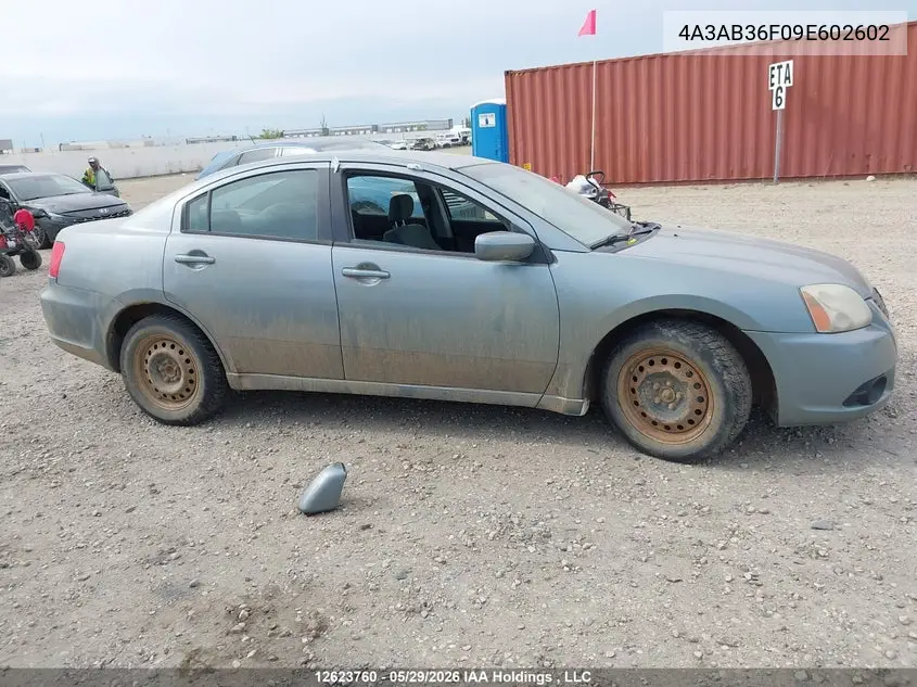2009 Mitsubishi Galant Es VIN: 4A3AB36F09E602602 Lot: 12623760