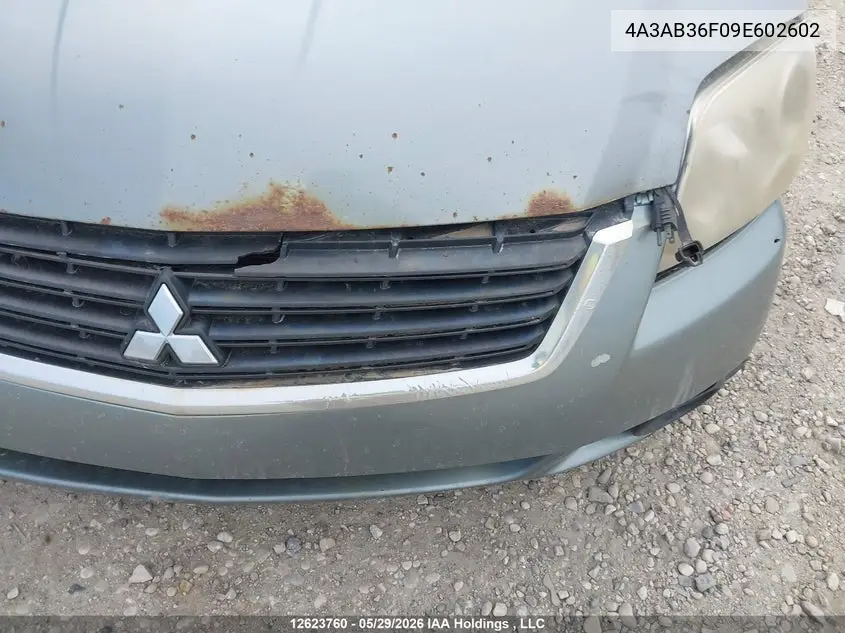 2009 Mitsubishi Galant Es VIN: 4A3AB36F09E602602 Lot: 12623760