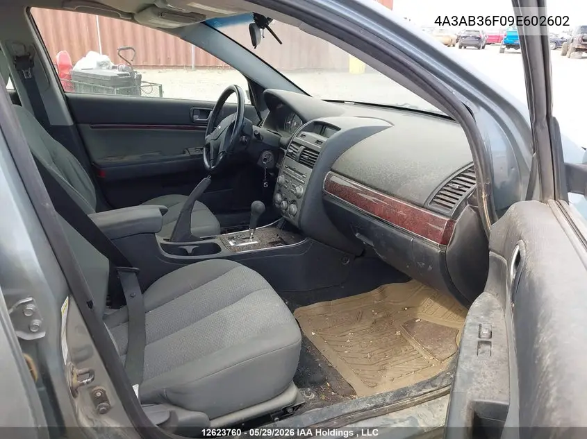 2009 Mitsubishi Galant Es VIN: 4A3AB36F09E602602 Lot: 12623760