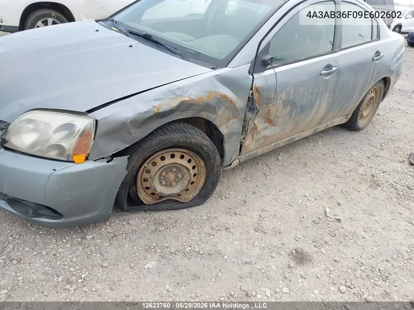 2009 Mitsubishi Galant Es VIN: 4A3AB36F09E602602 Lot: 12623760