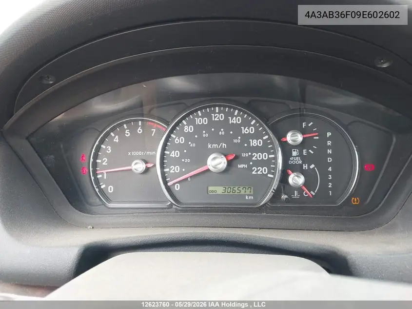 2009 Mitsubishi Galant Es VIN: 4A3AB36F09E602602 Lot: 12623760