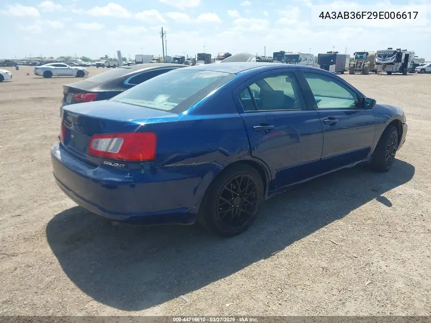 2009 Mitsubishi Galant Es/Sport Edition VIN: 4A3AB36F29E006617 Lot: 44716610