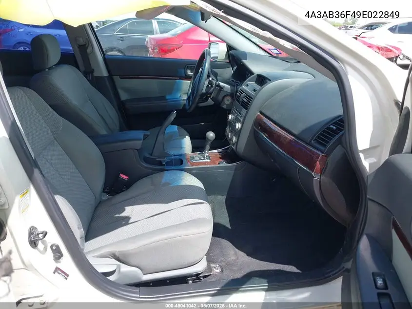 2009 Mitsubishi Galant Es/Sport Edition VIN: 4A3AB36F49E022849 Lot: 45041042