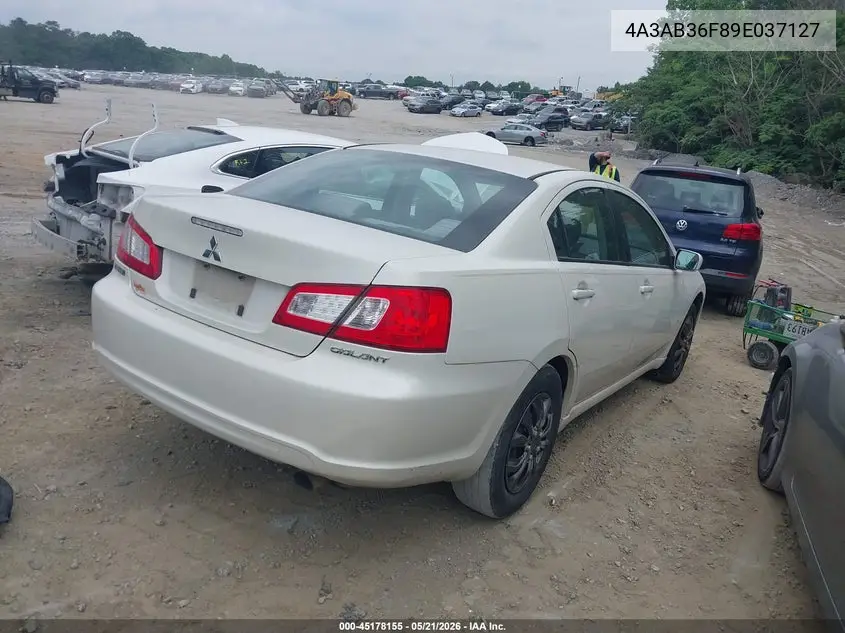 2009 Mitsubishi Galant Es/Sport Edition VIN: 4A3AB36F89E037127 Lot: 45178155