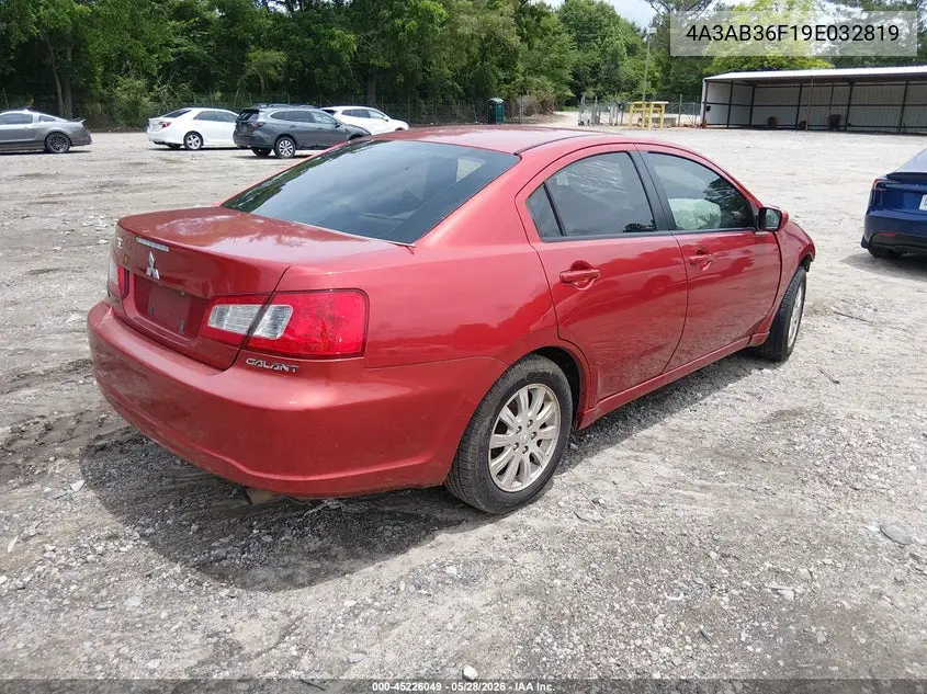 2009 Mitsubishi Galant Es/Sport Edition VIN: 4A3AB36F19E032819 Lot: 45226049