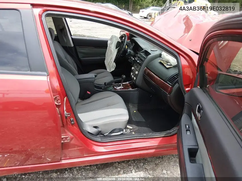 2009 Mitsubishi Galant Es/Sport Edition VIN: 4A3AB36F19E032819 Lot: 45226049