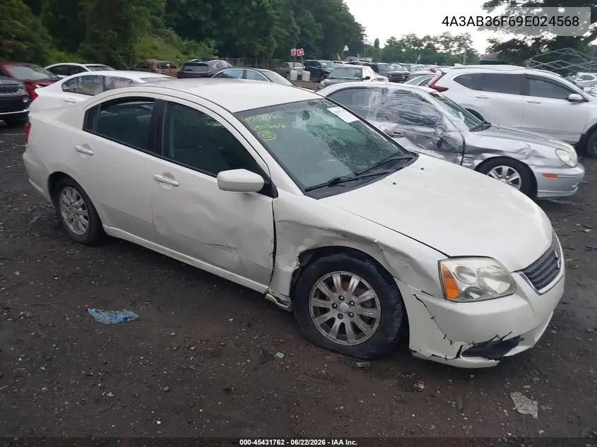 2009 Mitsubishi Galant Es/Sport Edition VIN: 4A3AB36F69E024568 Lot: 45431762
