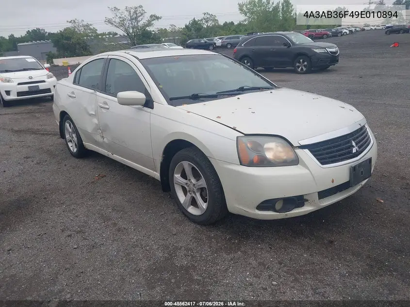 2009 Mitsubishi Galant Es/Sport Edition VIN: 4A3AB36F49E010894 Lot: 45562417