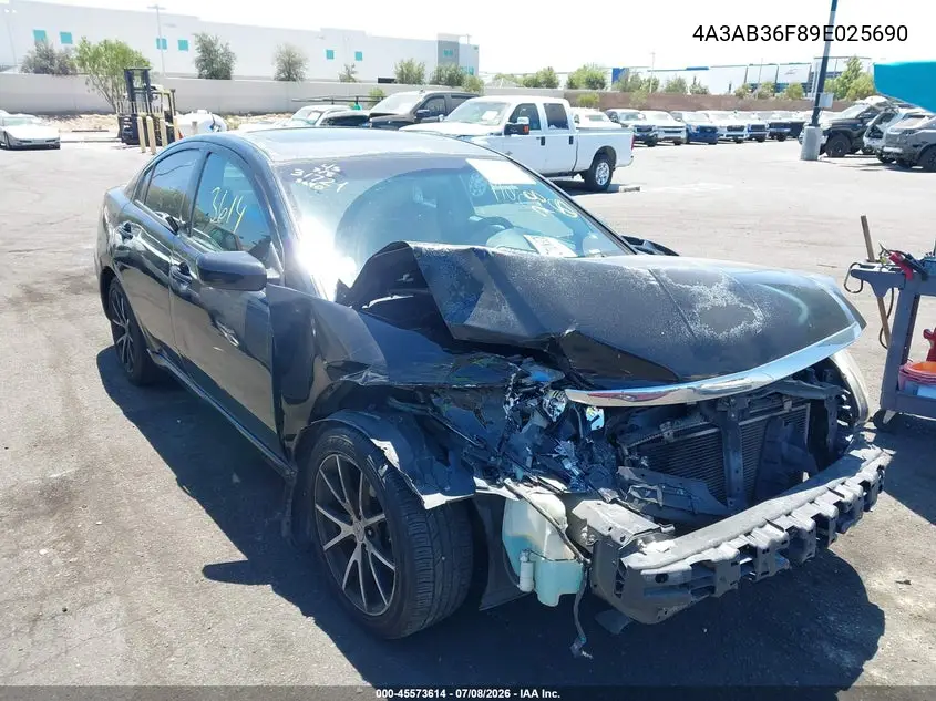 2009 Mitsubishi Galant Es/Sport Edition VIN: 4A3AB36F89E025690 Lot: 45573614