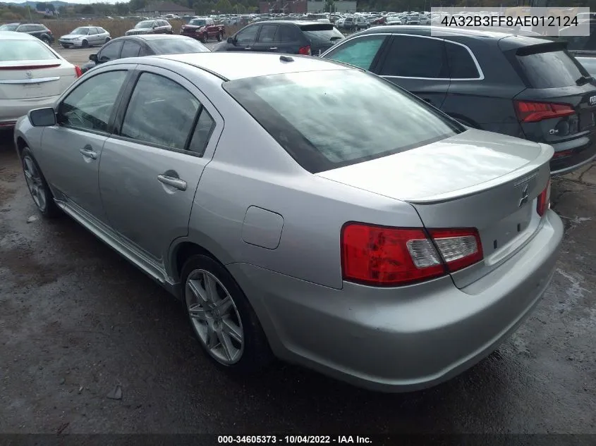 2010 Mitsubishi Galant Es/Se VIN: 4A32B3FF8AE012124 Lot: 34605373