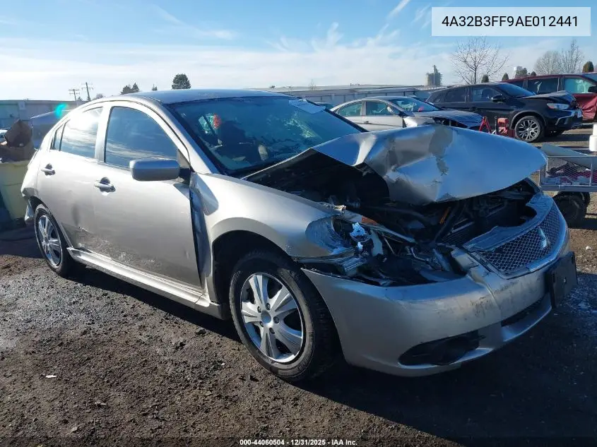 2010 Mitsubishi Galant Es/Se VIN: 4A32B3FF9AE012441 Lot: 44060504