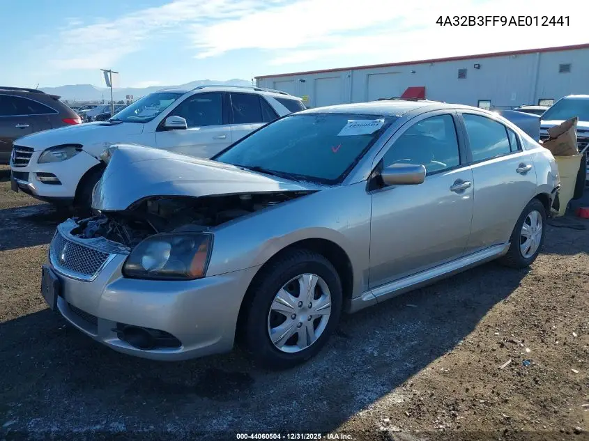 2010 Mitsubishi Galant Es/Se VIN: 4A32B3FF9AE012441 Lot: 44060504