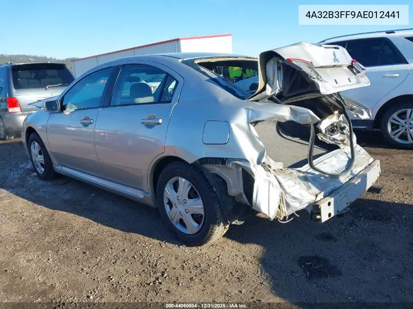 2010 Mitsubishi Galant Es/Se VIN: 4A32B3FF9AE012441 Lot: 44060504