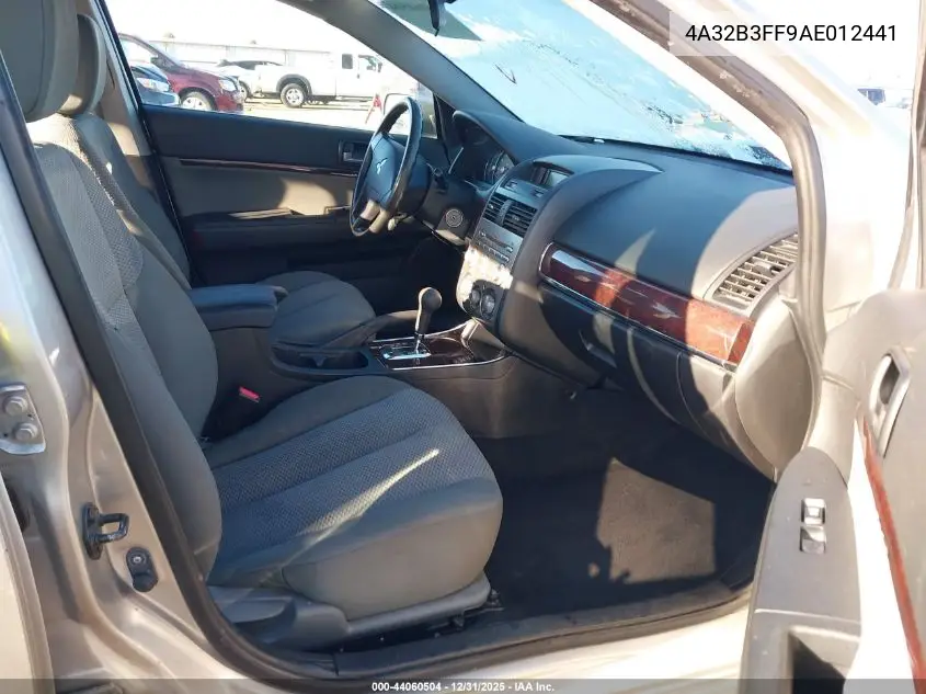 2010 Mitsubishi Galant Es/Se VIN: 4A32B3FF9AE012441 Lot: 44060504