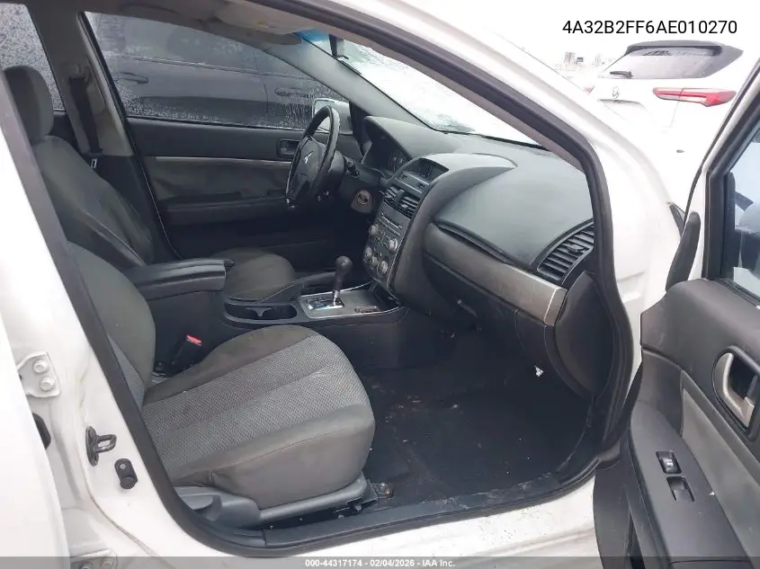 2010 Mitsubishi Galant Fe VIN: 4A32B2FF6AE010270 Lot: 44317174