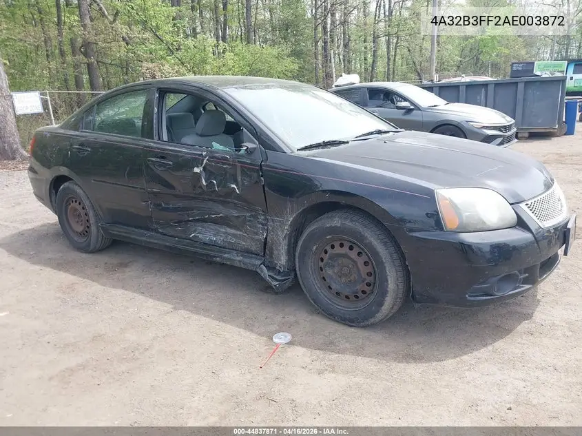 2010 Mitsubishi Galant Es/Se VIN: 4A32B3FF2AE003872 Lot: 44837871