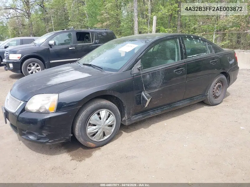 2010 Mitsubishi Galant Es/Se VIN: 4A32B3FF2AE003872 Lot: 44837871