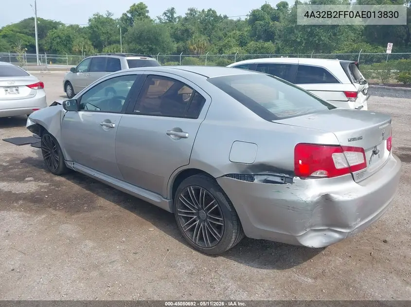 2010 Mitsubishi Galant Fe VIN: 4A32B2FF0AE013830 Lot: 45080692