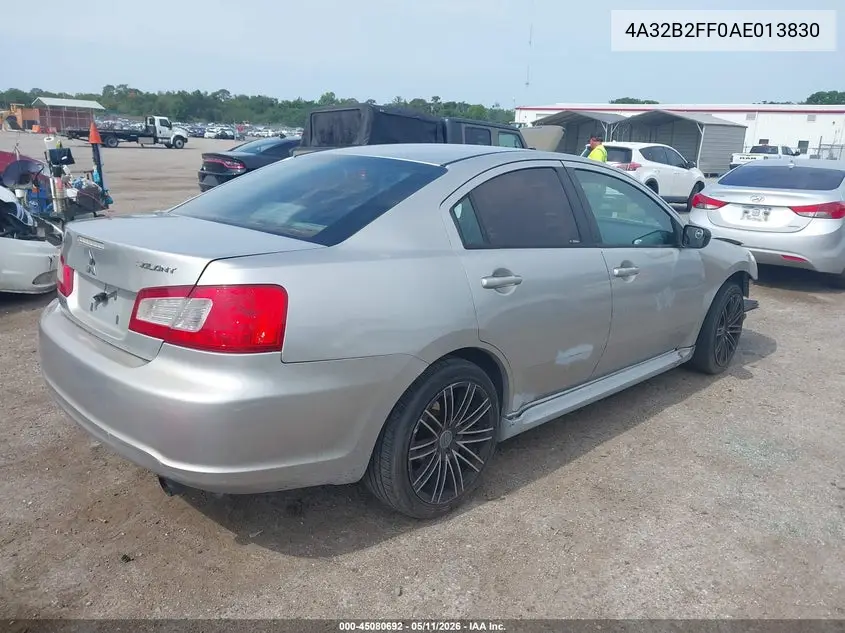 2010 Mitsubishi Galant Fe VIN: 4A32B2FF0AE013830 Lot: 45080692