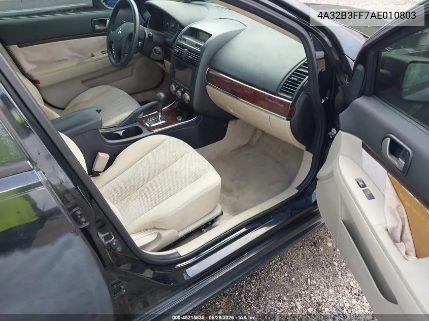 2010 Mitsubishi Galant Es/Se VIN: 4A32B3FF7AE010803 Lot: 45215635