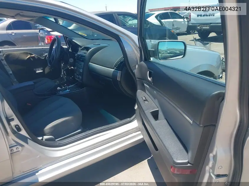 2010 Mitsubishi Galant Fe VIN: 4A32B2FF0AE004321 Lot: 45529195