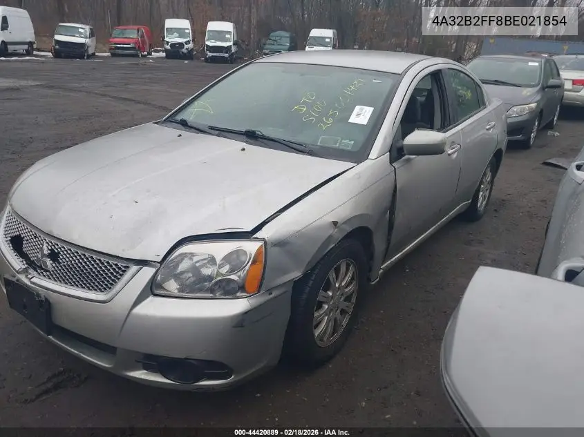 2011 Mitsubishi Galant Fe VIN: 4A32B2FF8BE021854 Lot: 44420889