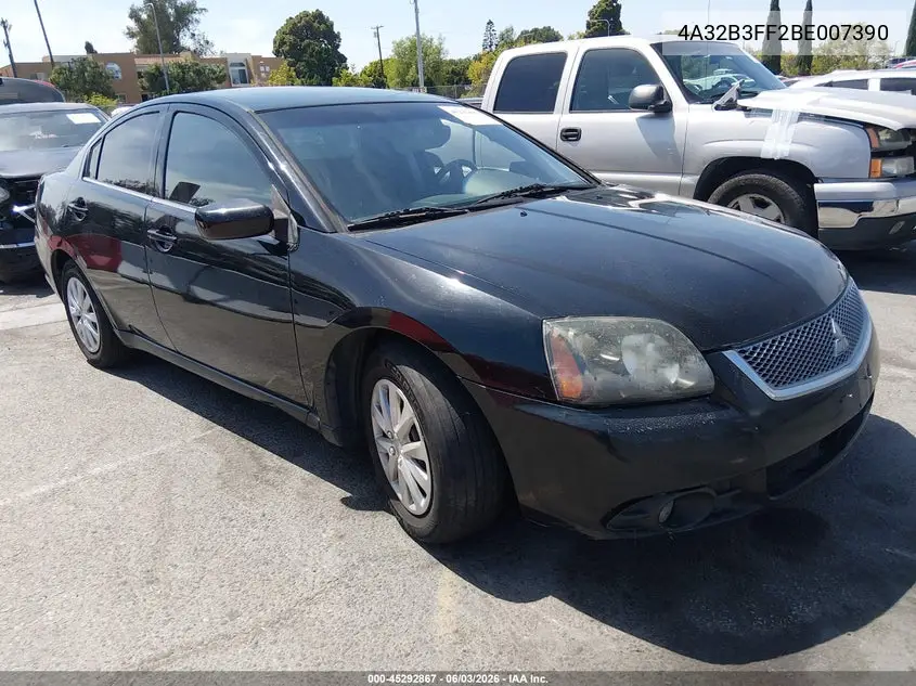 2011 Mitsubishi Galant Es/Se VIN: 4A32B3FF2BE007390 Lot: 45292867