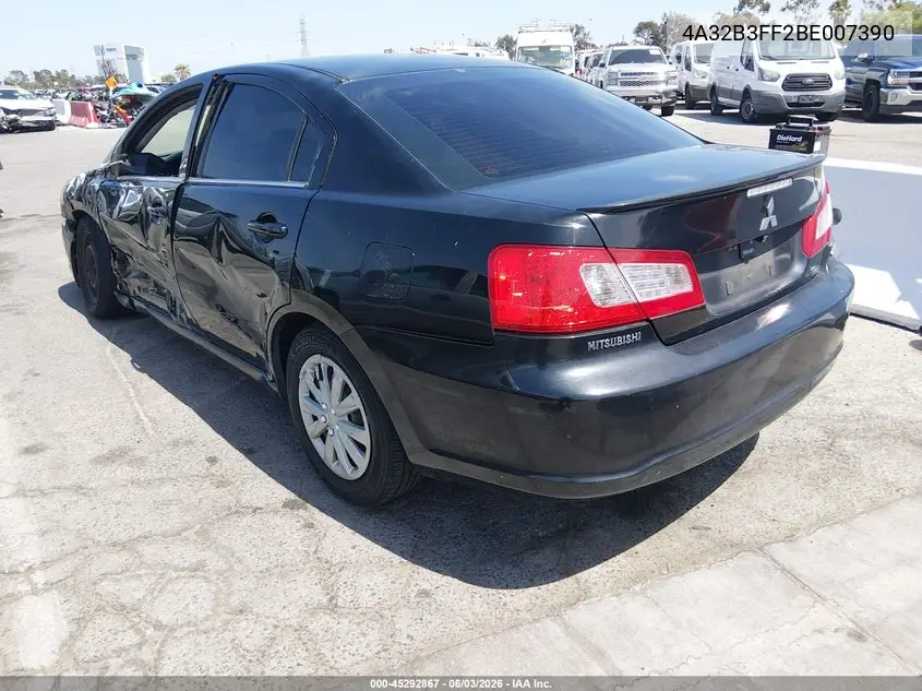 2011 Mitsubishi Galant Es/Se VIN: 4A32B3FF2BE007390 Lot: 45292867