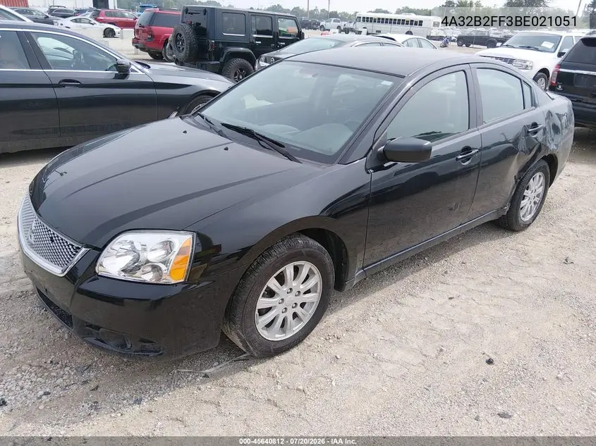 2011 Mitsubishi Galant Fe VIN: 4A32B2FF3BE021051 Lot: 45640812
