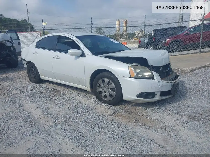 2012 Mitsubishi Galant Es/Se VIN: 4A32B3FF6CE014683 Lot: 44691682