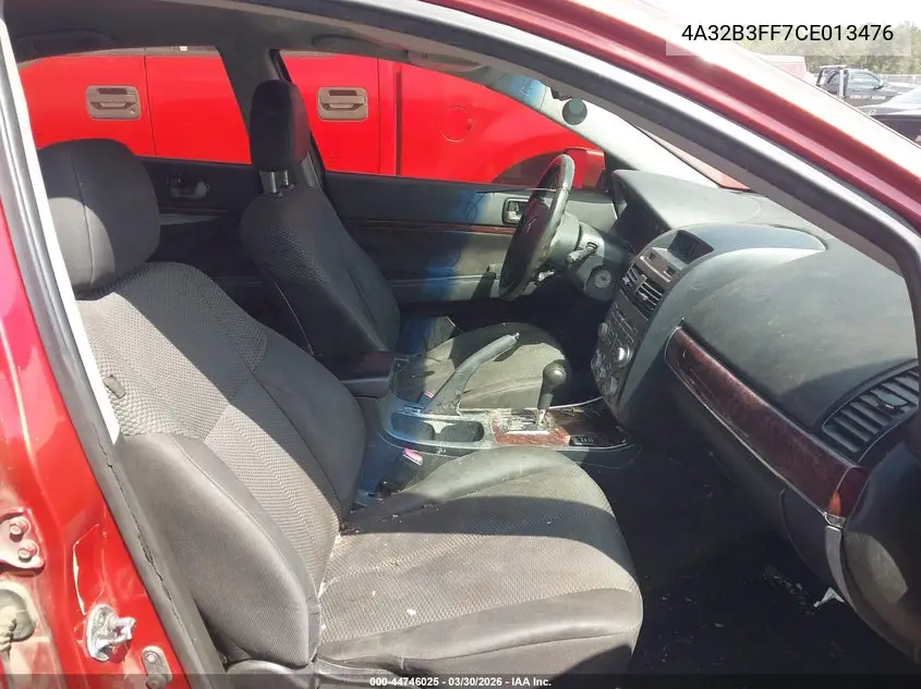 2012 Mitsubishi Galant Es/Se VIN: 4A32B3FF7CE013476 Lot: 44746025