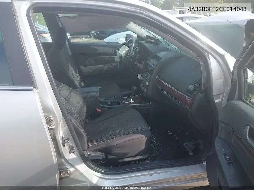 2012 Mitsubishi Galant Es/Se VIN: 4A32B3FF2CE014048 Lot: 44775396