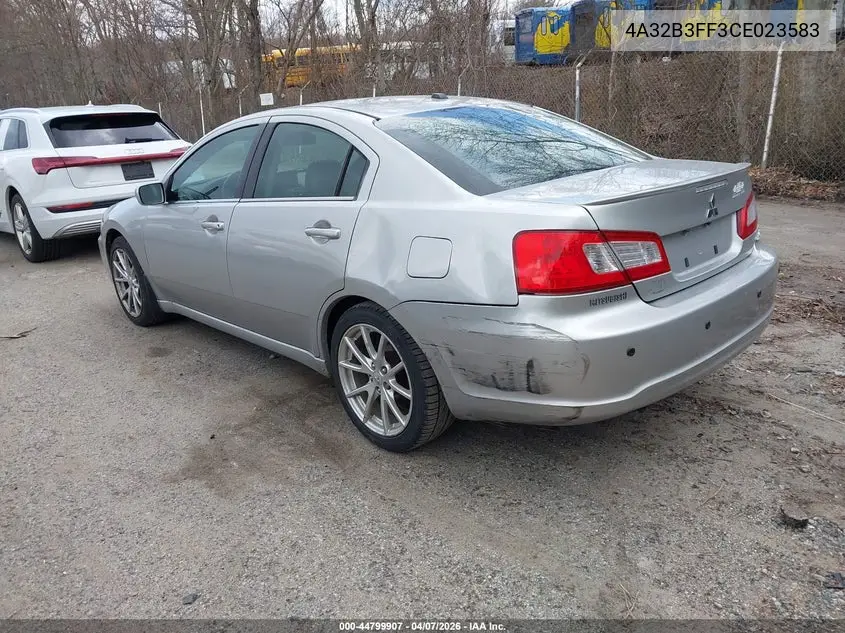 2012 Mitsubishi Galant Es/Se VIN: 4A32B3FF3CE023583 Lot: 44799907