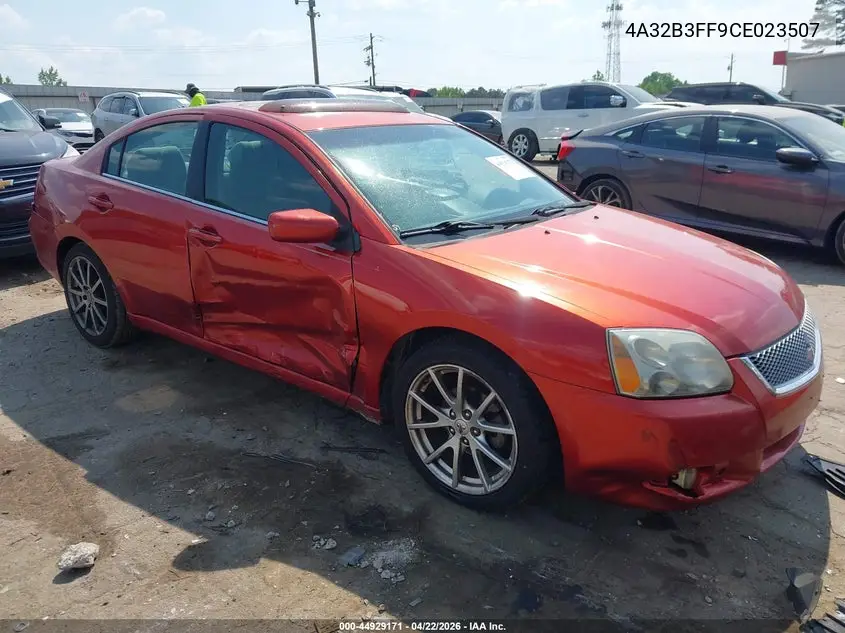 2012 Mitsubishi Galant Es/Se VIN: 4A32B3FF9CE023507 Lot: 44929171