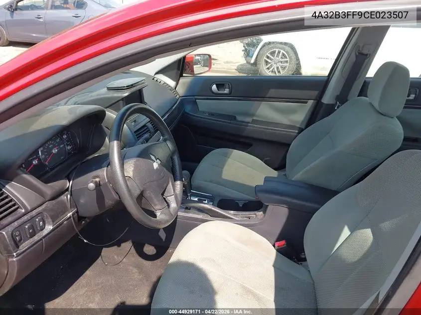 2012 Mitsubishi Galant Es/Se VIN: 4A32B3FF9CE023507 Lot: 44929171
