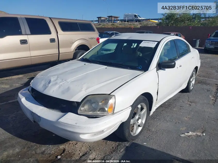 2012 Mitsubishi Galant Es/Se VIN: 4A32B3FF1CE025705 Lot: 44985114