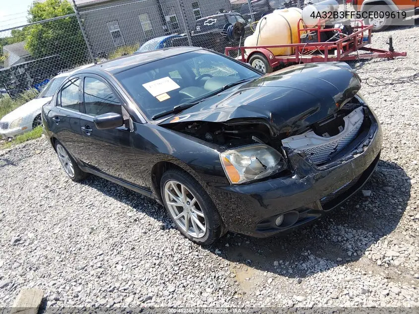 2012 Mitsubishi Galant Es/Se VIN: 4A32B3FF5CE009619 Lot: 45236579