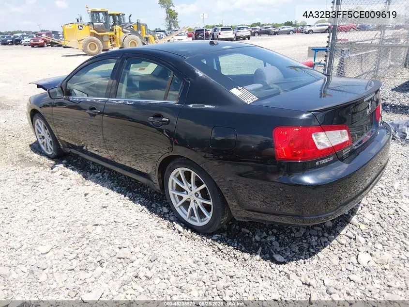 2012 Mitsubishi Galant Es/Se VIN: 4A32B3FF5CE009619 Lot: 45236579