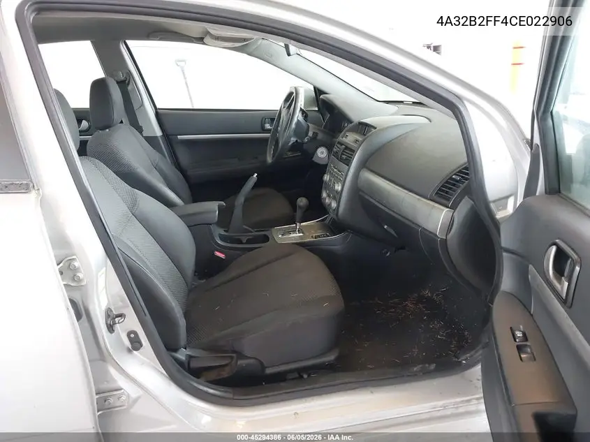 2012 Mitsubishi Galant Fe VIN: 4A32B2FF4CE022906 Lot: 45294386