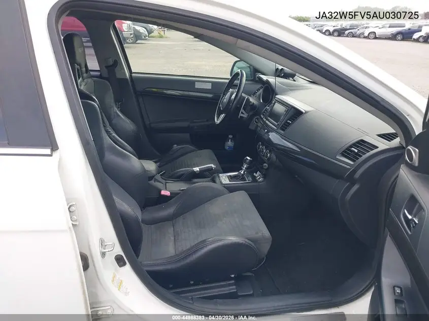 2010 Mitsubishi Lancer Evolution Mr/Mr Touring VIN: JA32W5FV5AU030725 Lot: 44988383