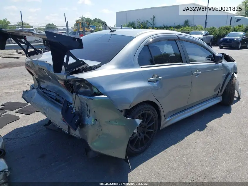 2014 Mitsubishi Lancer Evolution Gsr VIN: JA32W8FV9EU021825 Lot: 45551333