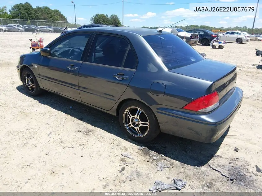 2002 Mitsubishi Lancer Es VIN: JA3AJ26E22U057679 Lot: 45429843